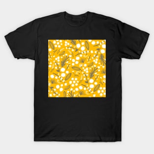 Yellow and White Floral T-Shirt